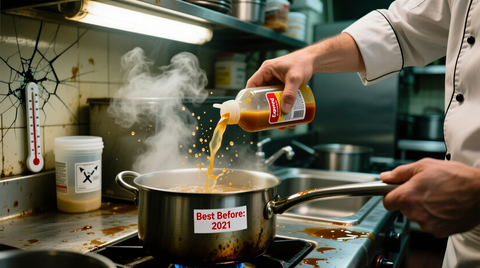 what action is likely to create a chemical food hazard