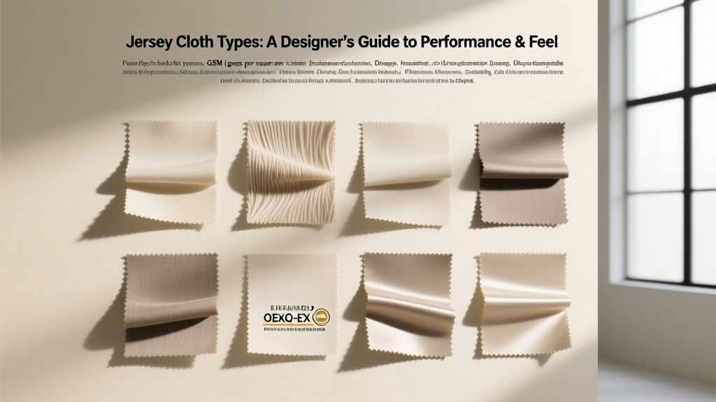 Jersey Cloth Types: A Designer’s Guide to Performance & Feel