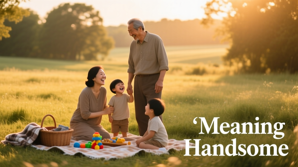 Meaning Handsome: Redefining Strength, Presence, and Authenticity for Modern Parents and Children