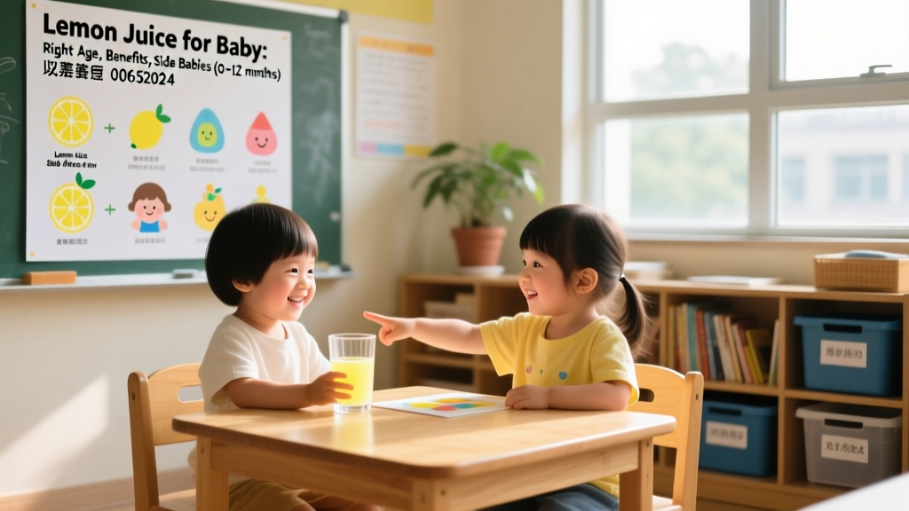 Lemon Juice for Babies: Evidence-Based Guidance on Age, Benefits, Risks, and Safe Introduction