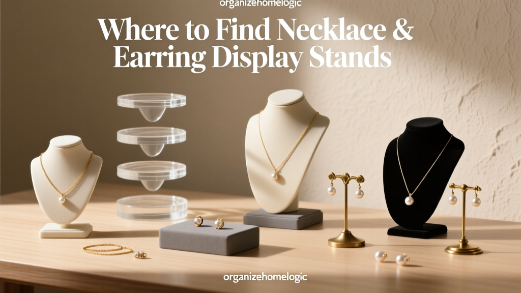 Where to Find Necklace & Earring Display Stands