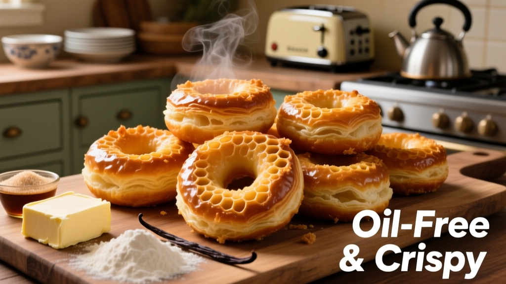 Air Fryer Puff Pastry Donuts: Crispy, Light & Oil-Free