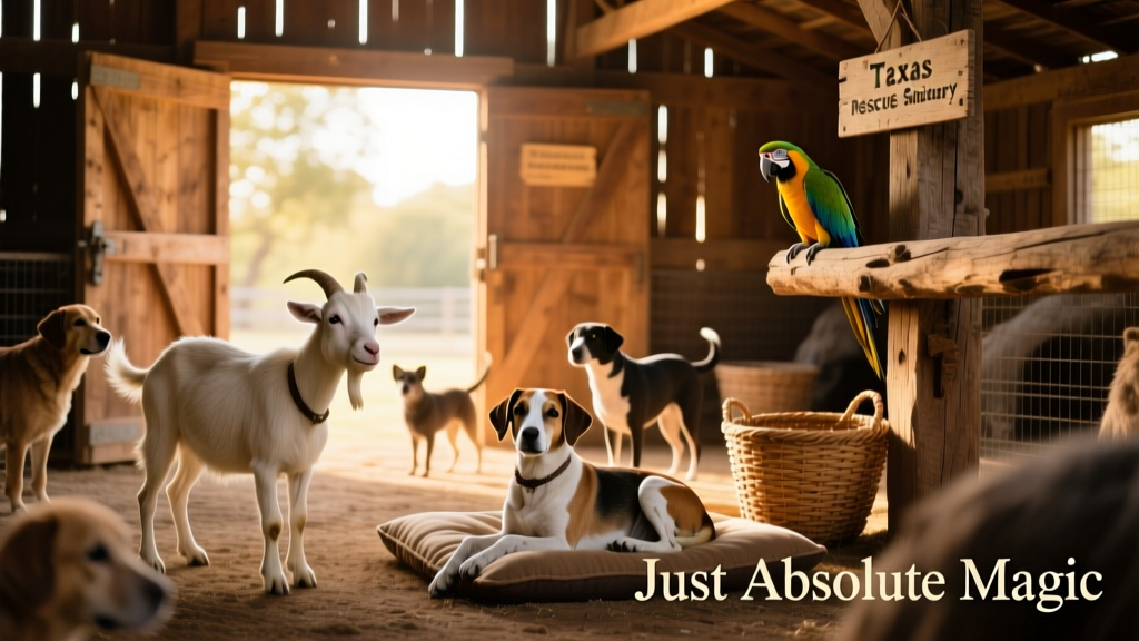 'Just Absolute Magic': Texas Rescue Offers Space, Healing for Special-Needs Animals