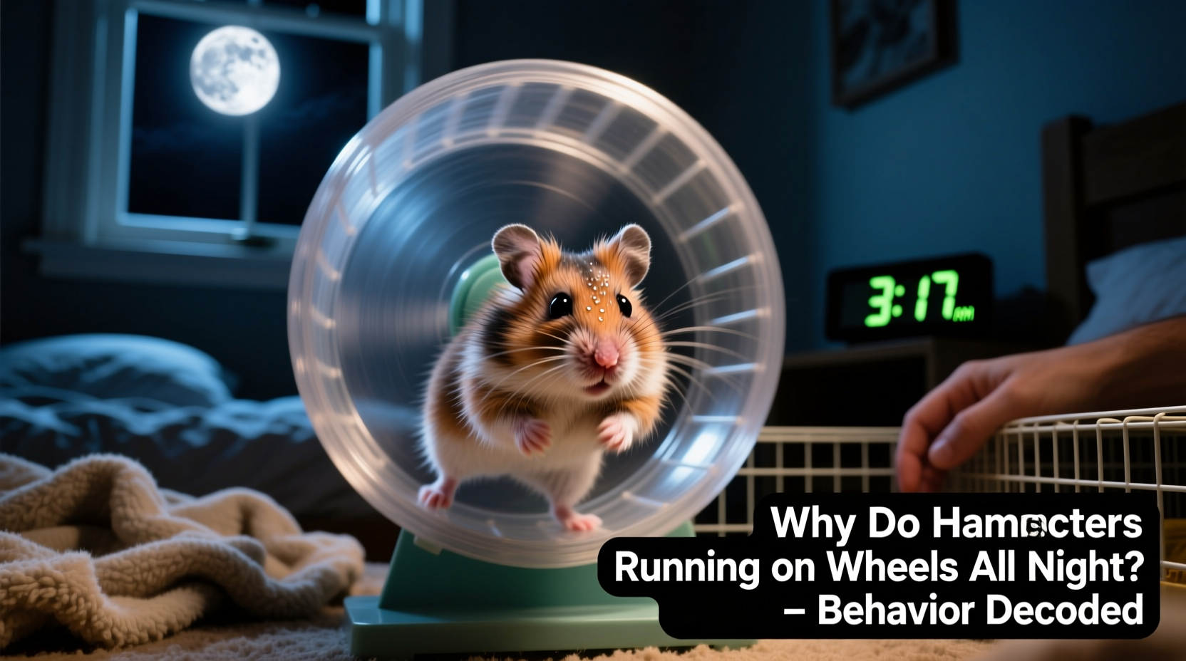 why do hamsters run on wheels all night behavior decoded