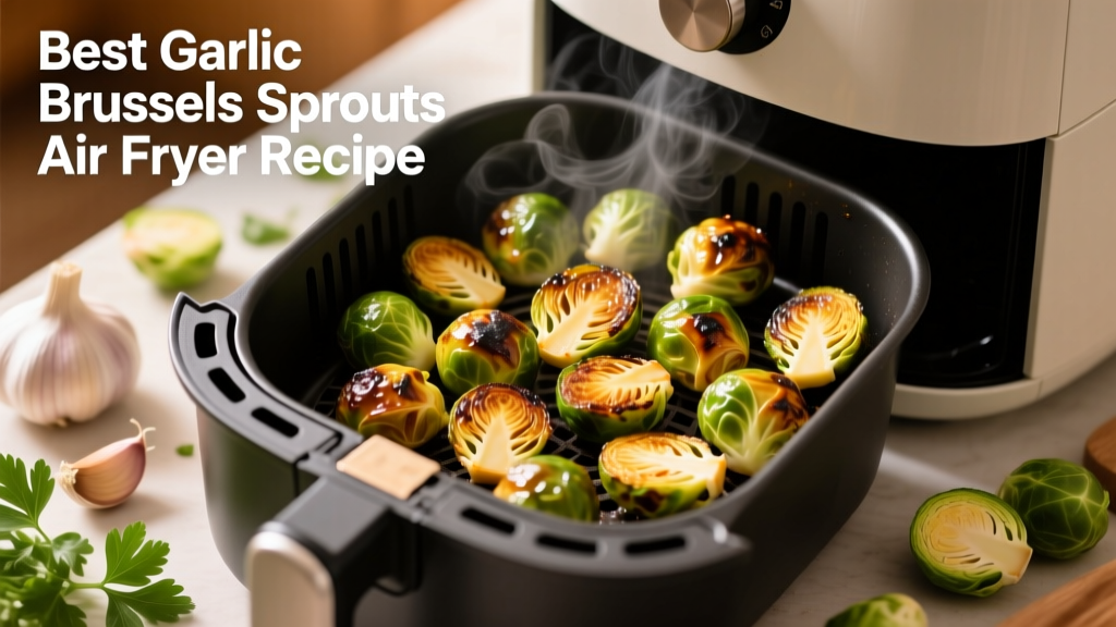 Best Garlic Brussels Sprouts Air Fryer Recipe