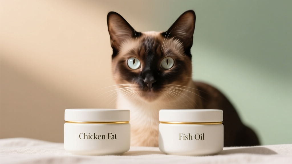 Cat Food Fat Sources: Chicken Fat vs Fish Oil Benefits