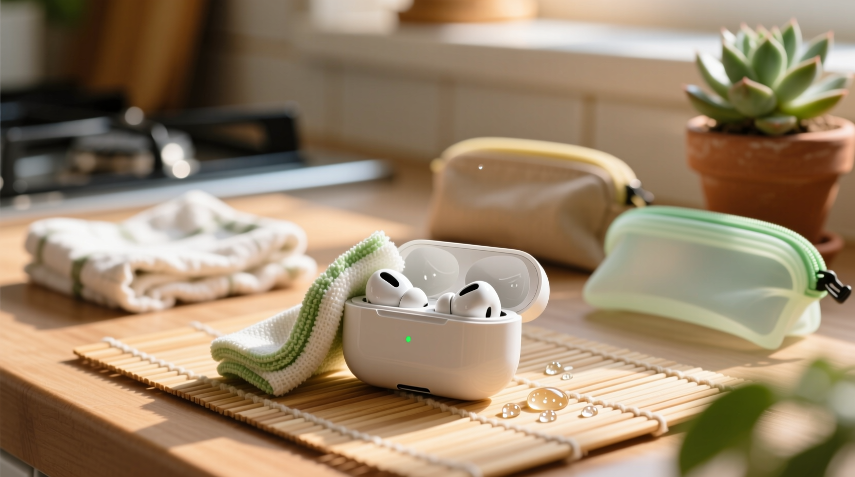 eco friendly cleaning tips for earbud cases