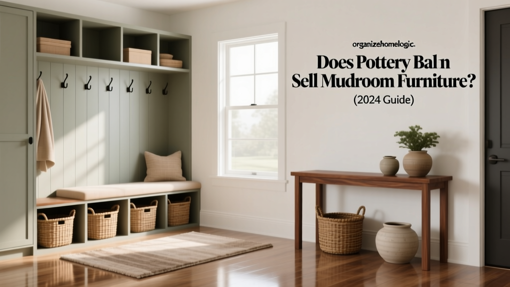 Does Pottery Barn Sell Mudroom Furniture? (2024 Guide)