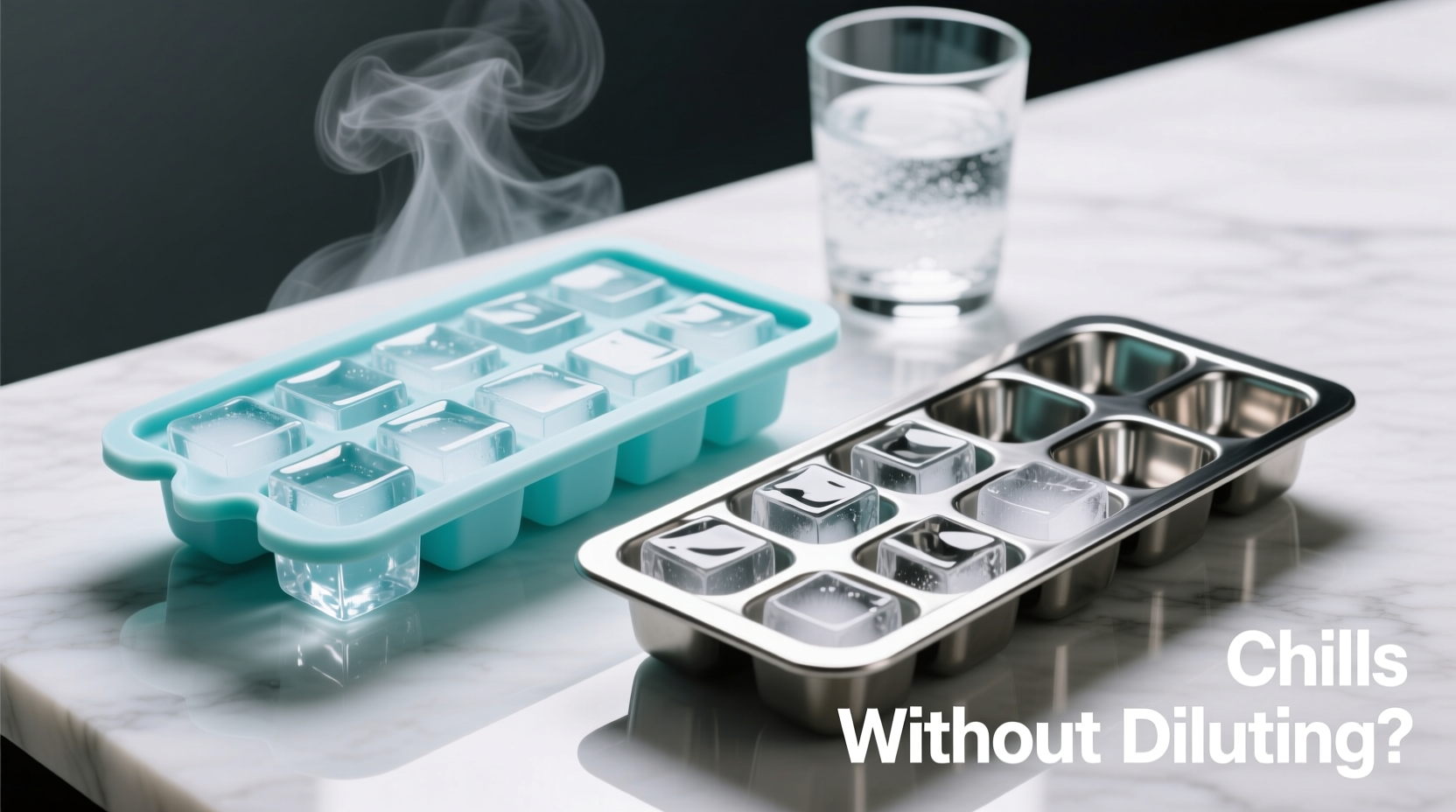 silicone ice molds vs stainless steel which chills without diluting