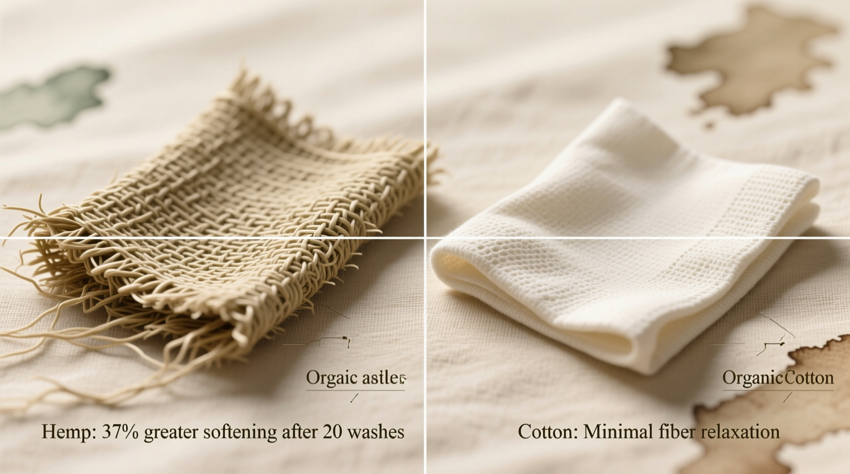 hemp vs organic cotton napkins which softens more