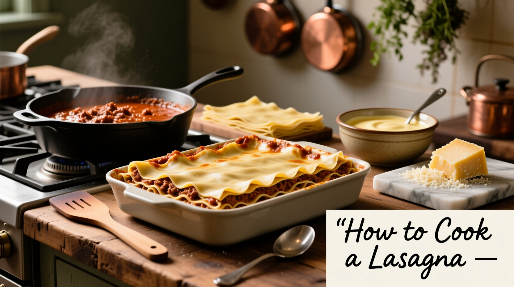 how to cook a lasagna