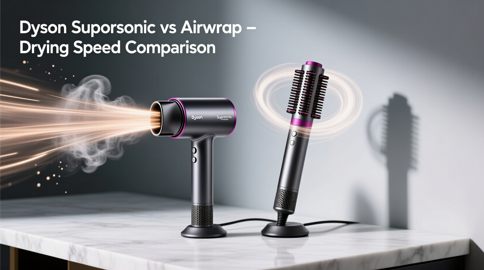 dyson supersonic vs airwrap drying speed comparison