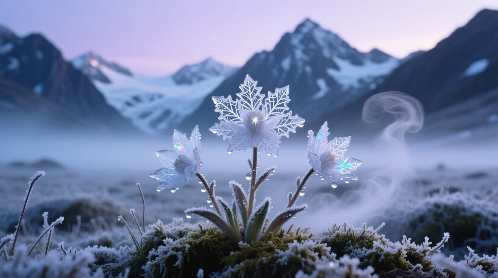 ice flowers plant