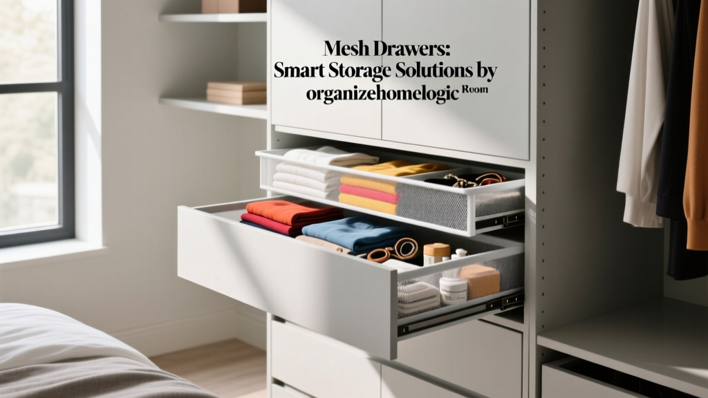 Mesh Drawers: Smart Storage Solutions by Room