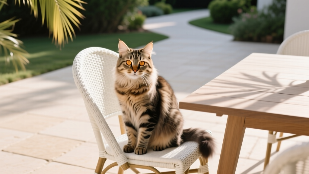 Why Cats Sit on the Patio Dining Chair