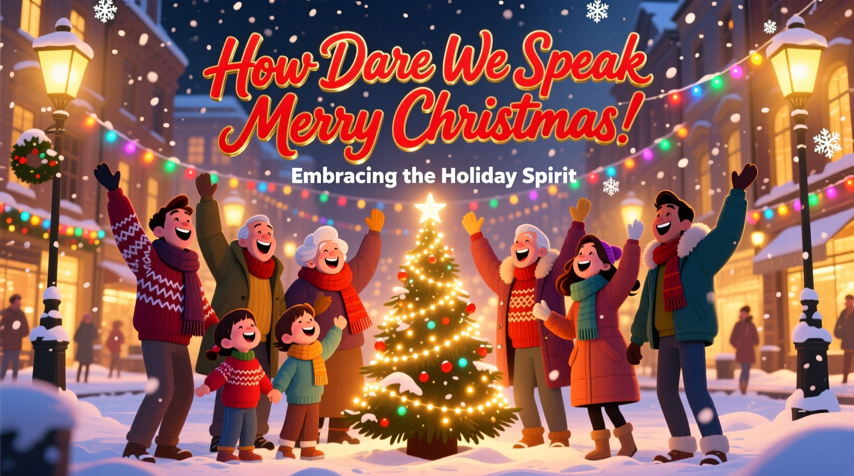 how dare we speak merry christmas