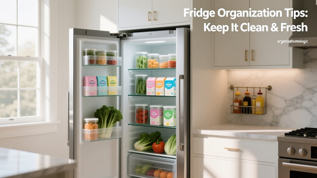 Fridge Organization Tips: Keep It Clean & Fresh
