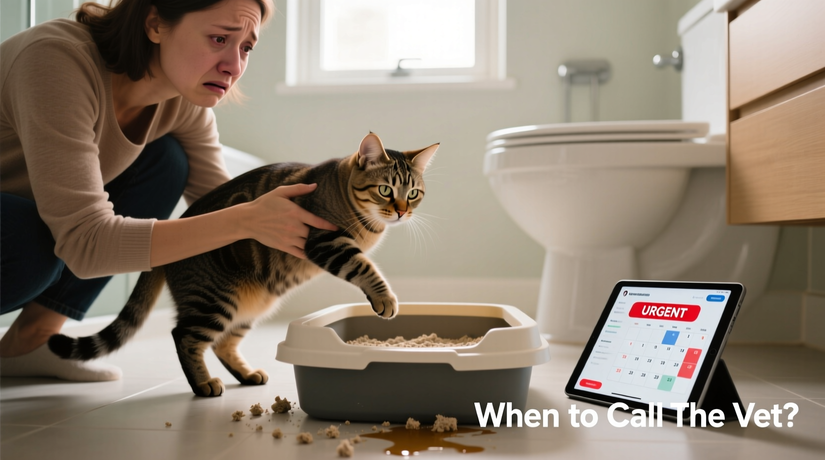 why is my cat suddenly avoiding the litter box and when to call the vet