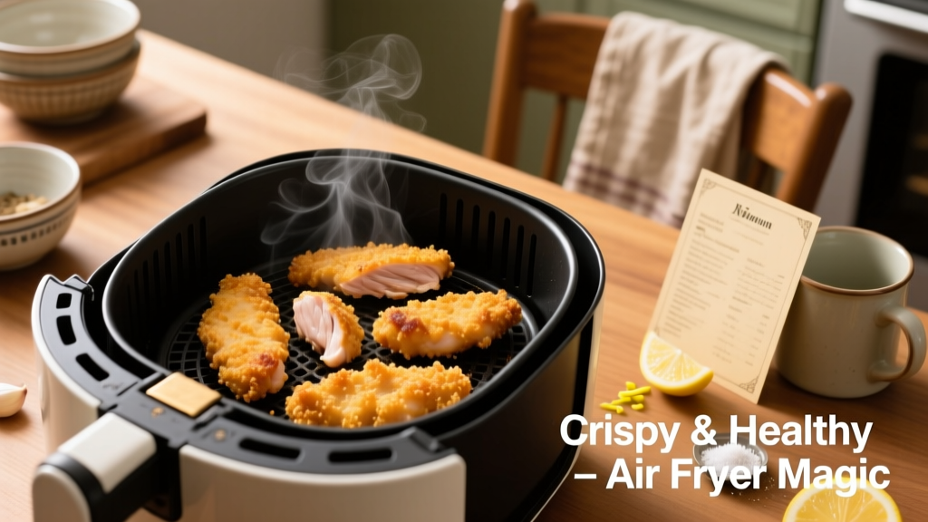 Crispy Breadcrumb-Free Chicken Tenders in Air Fryer