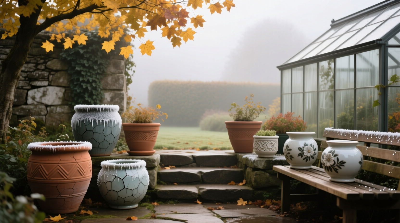 the garden containers that can and cant stand cold we
