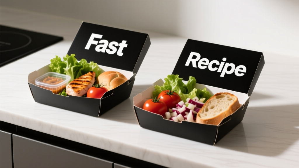 Fast vs. Recipe: A Clinical Nutritionist’s Evidence-Based Comparison of Meal Preparation Strategies