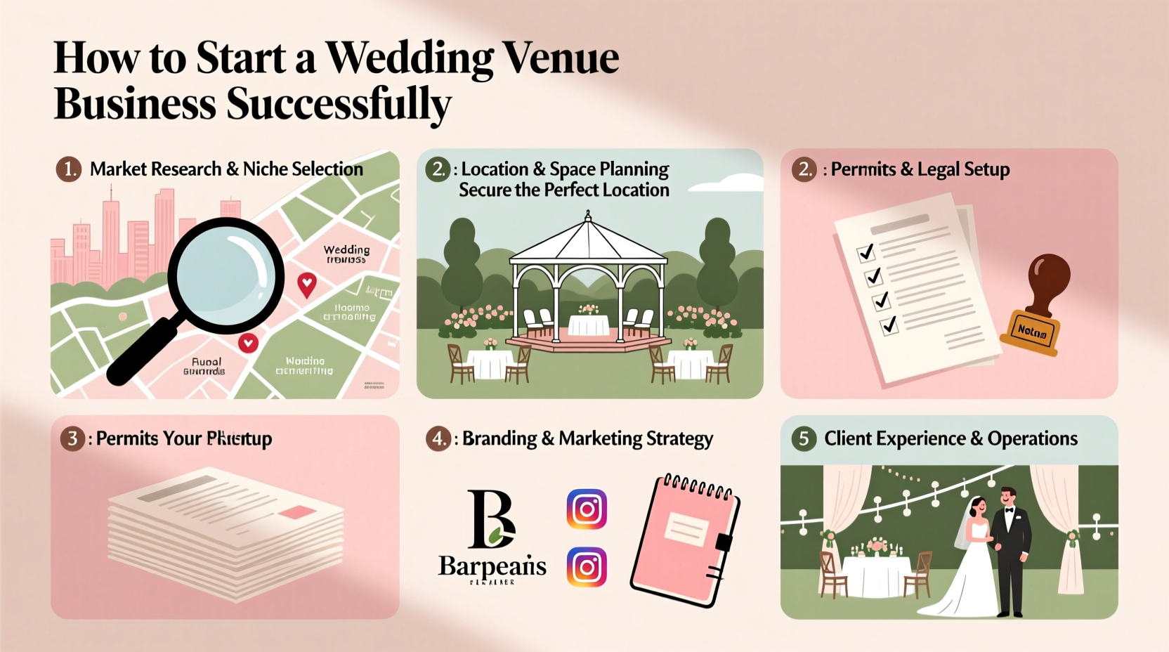 how to start a wedding venue