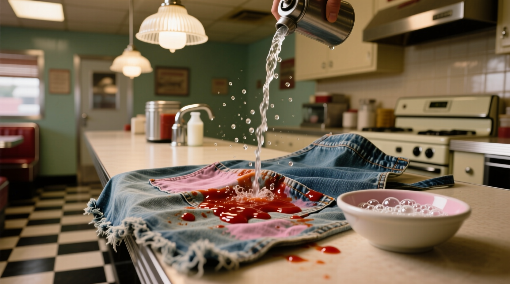 cold soak vs enzymatic soak for ketchup stains