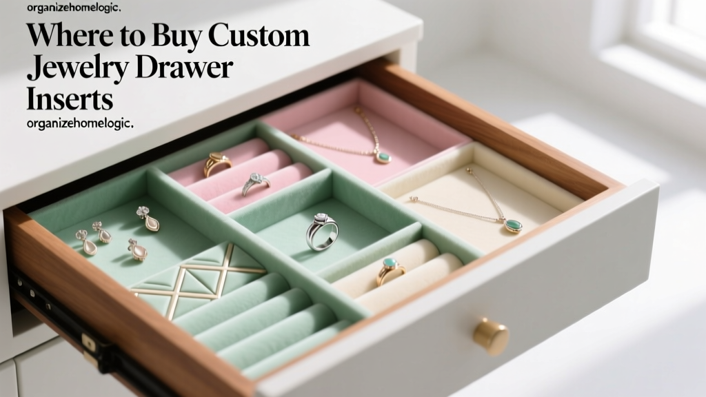 Where to Buy Custom Jewelry Drawer Inserts (Budget Guide)