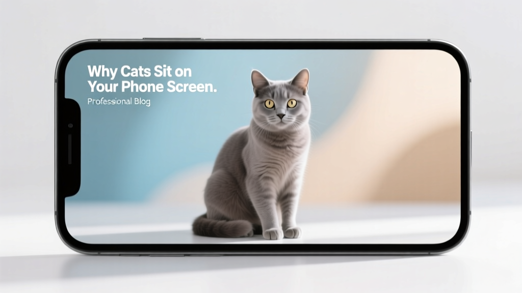 Why Cats Sit on Your Phone Screen