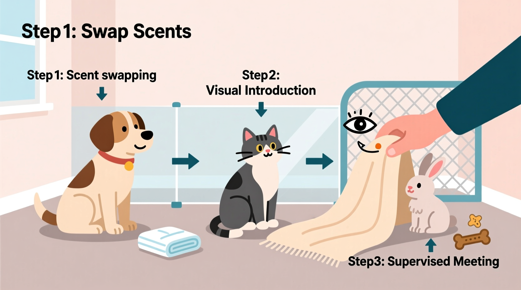 how to introduce a new pet to existing animals without conflict