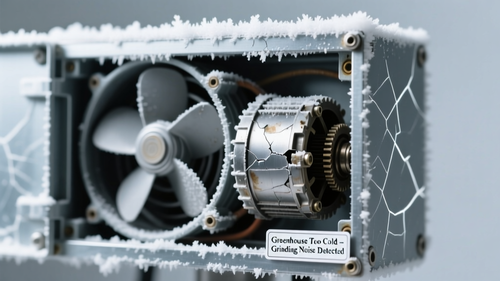 Greenhouse Too Cold & Making Grinding Noise: Quick Diagnosis