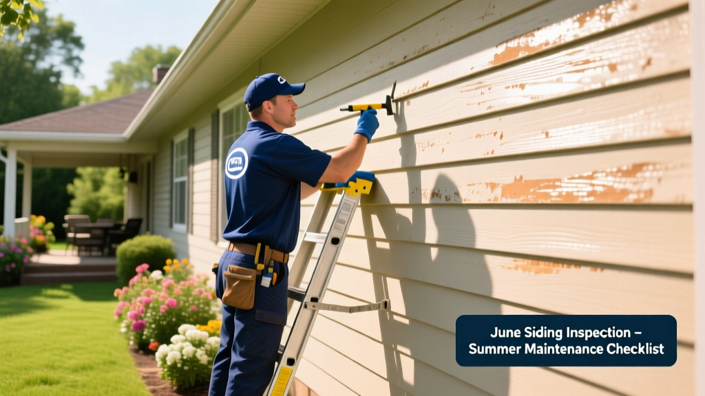 June Siding Inspection: Summer Maintenance Checklist