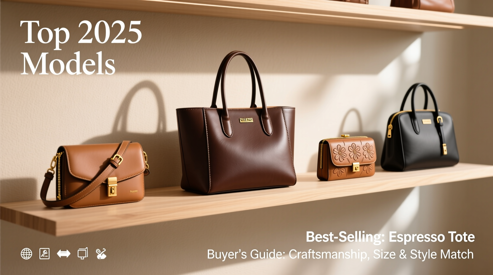 best selling polene bag leather