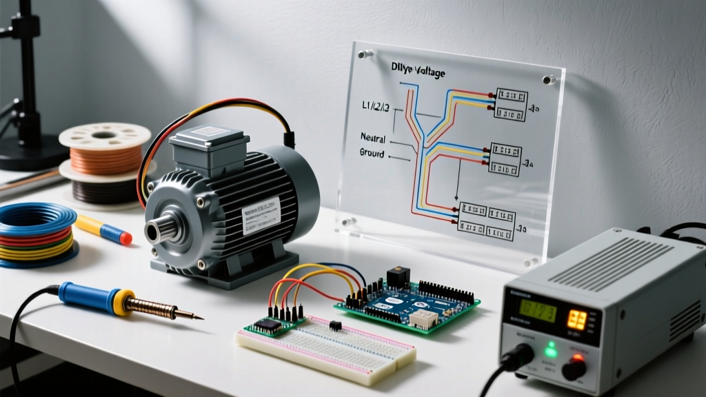 Wiring 3 Phase Electric Motor: Dual Voltage & VFD Diagram Guide