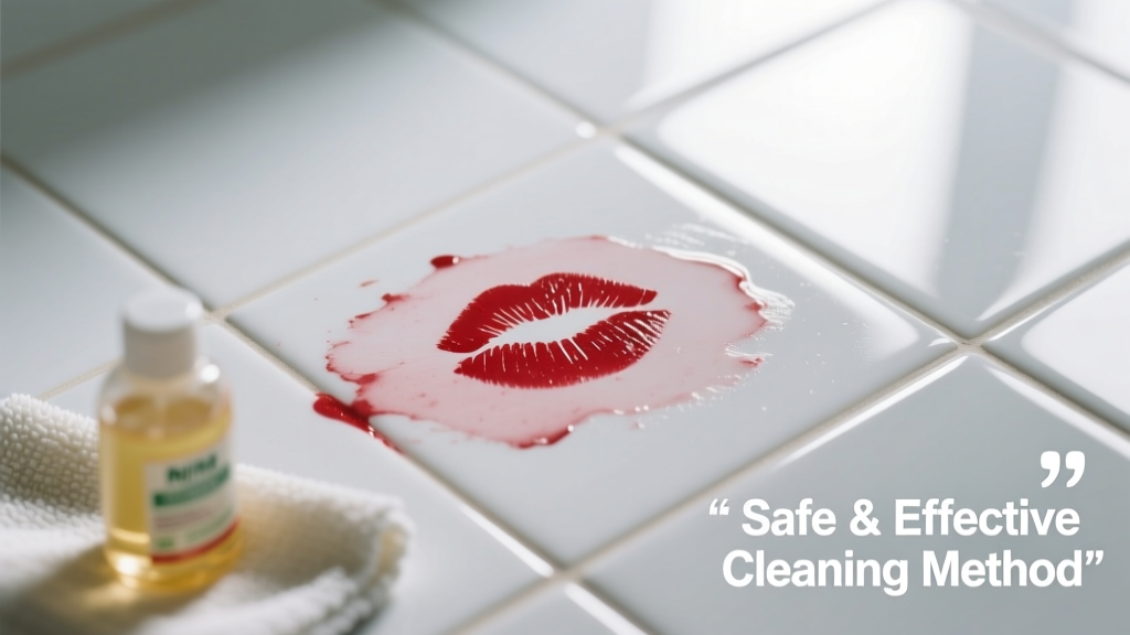 How to Remove Lipstick from Tile Surfaces Safely