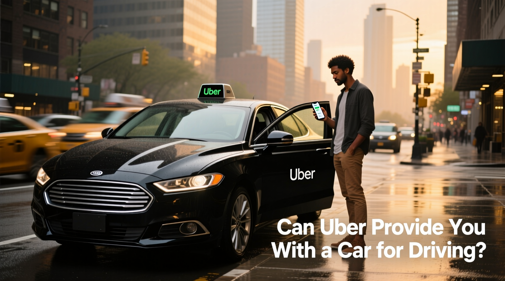 can uber provide you with a car