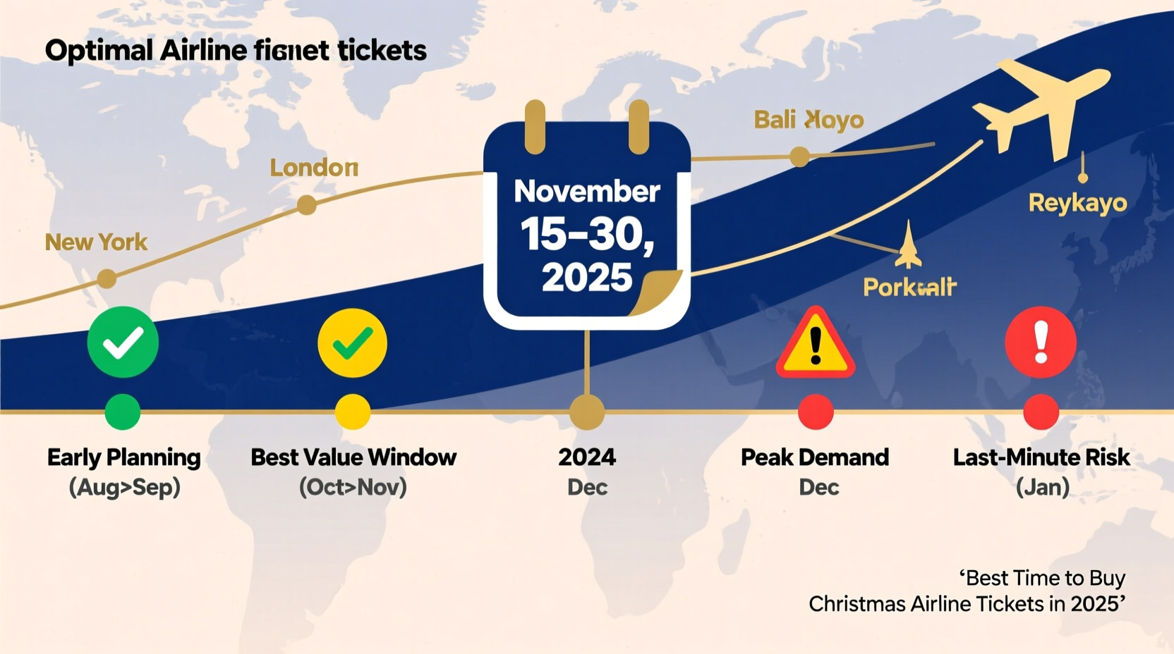 when is best time to buy christmas airline tickets