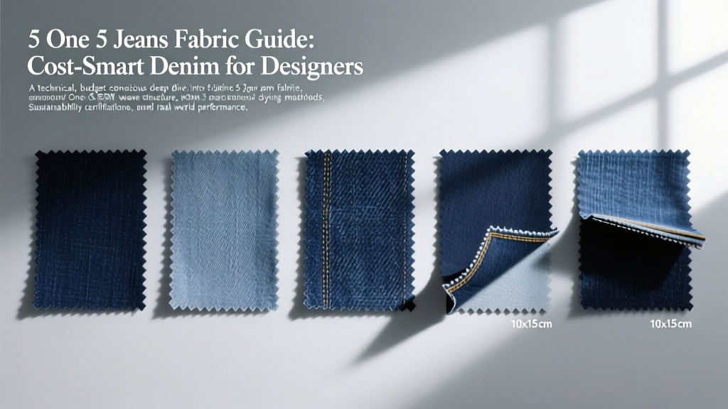 5 One 5 Jeans Fabric Guide: Cost-Smart Denim for Designers