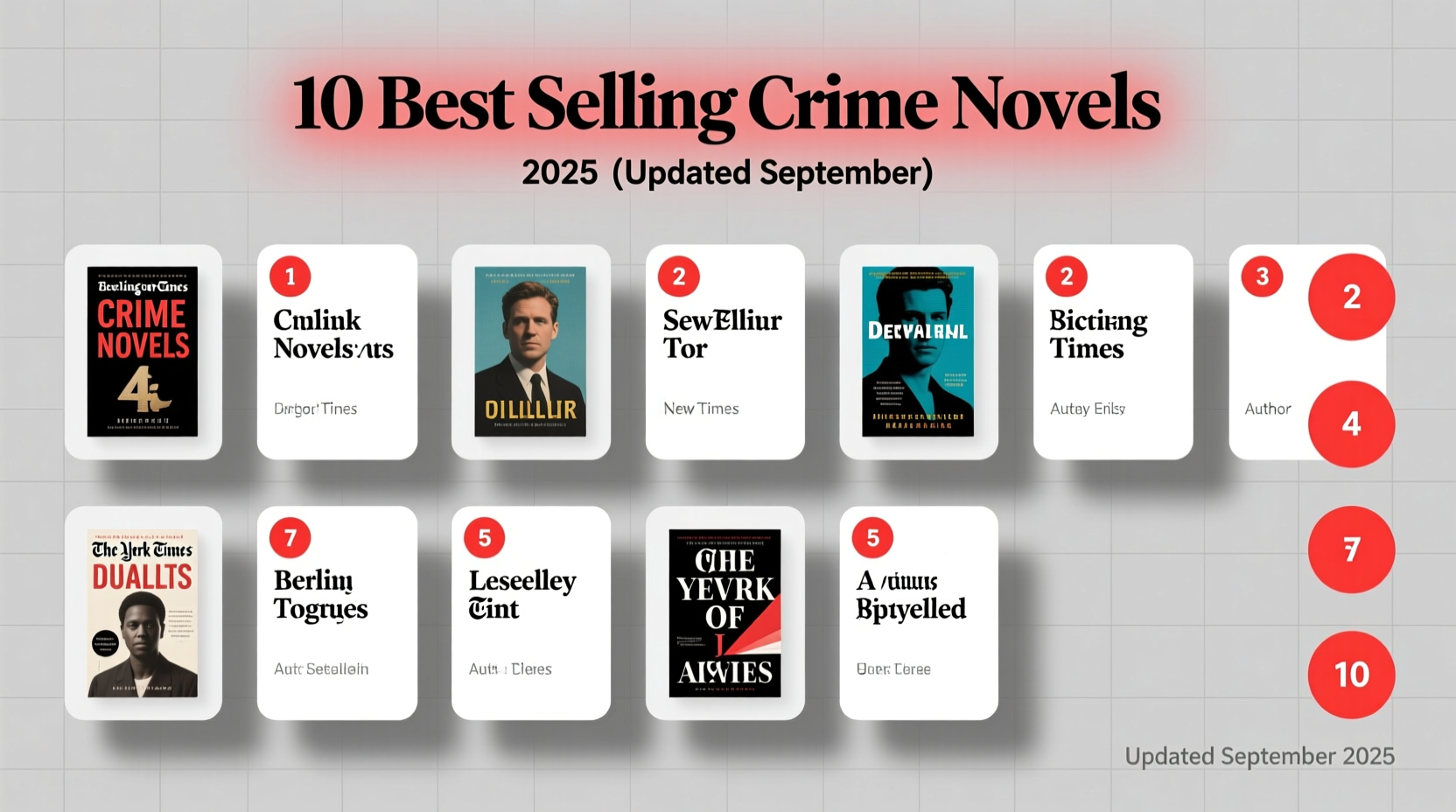 best selling crime novels