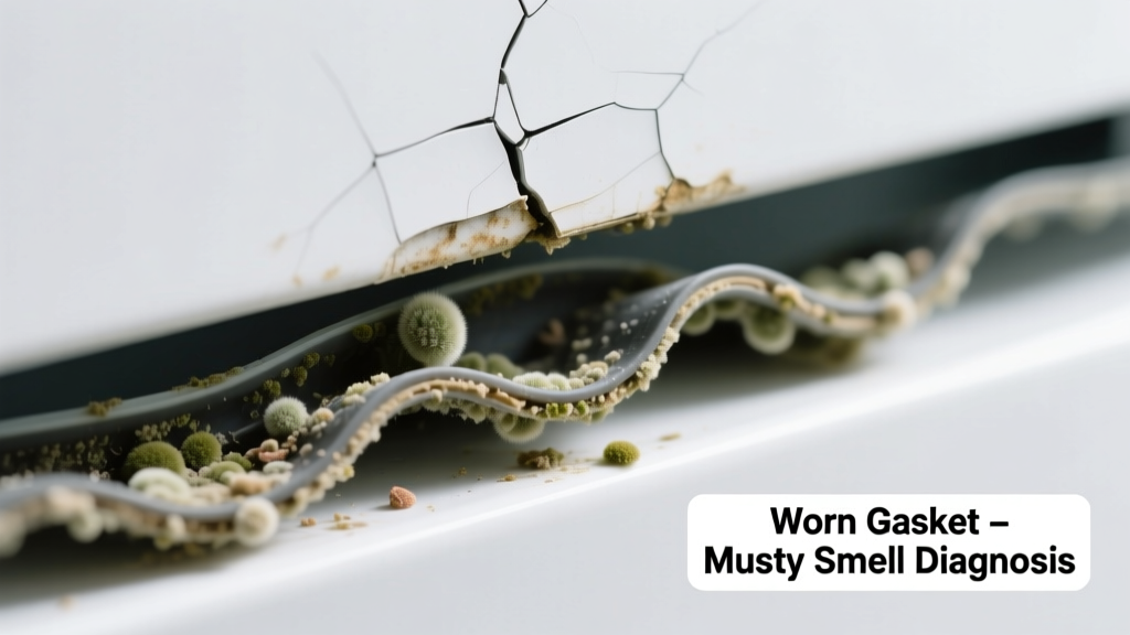 Worn Appliance Door Gasket Smells Bad: Quick Diagnosis