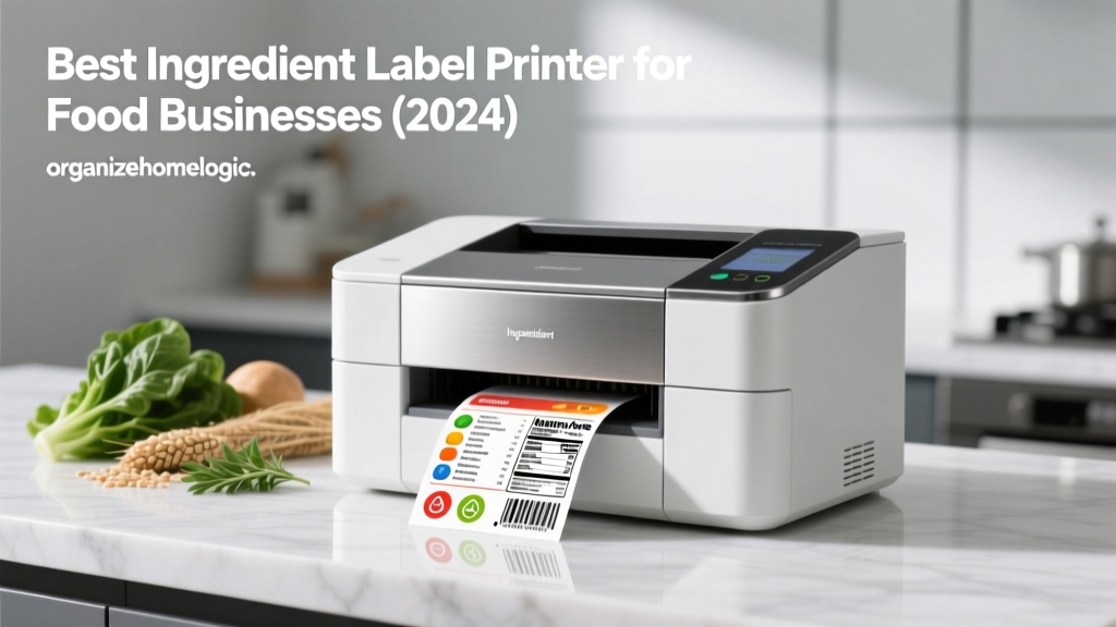 Best Ingredient Label Printer for Food Businesses (2024)