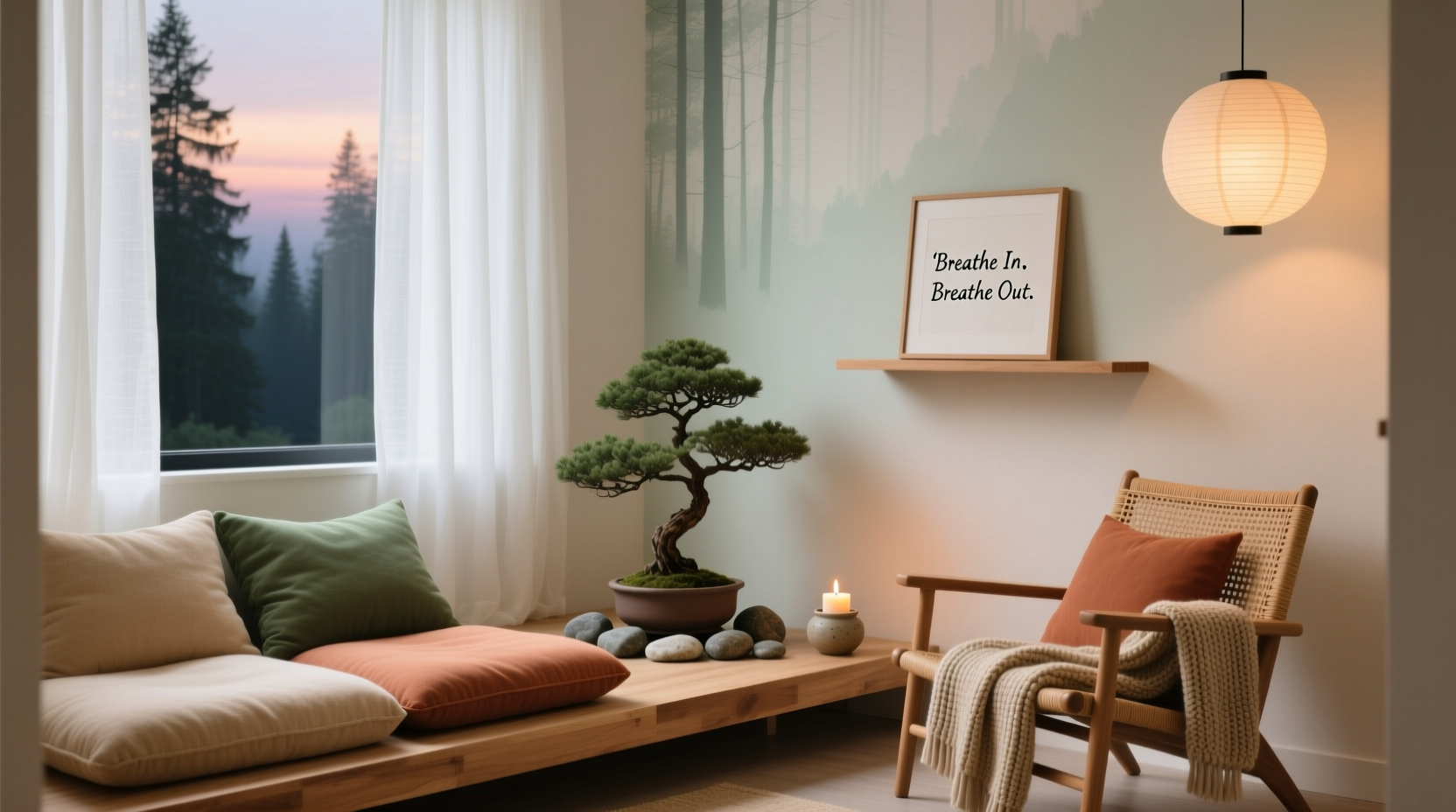 how to create a calming corner in your apartment for anxiety relief