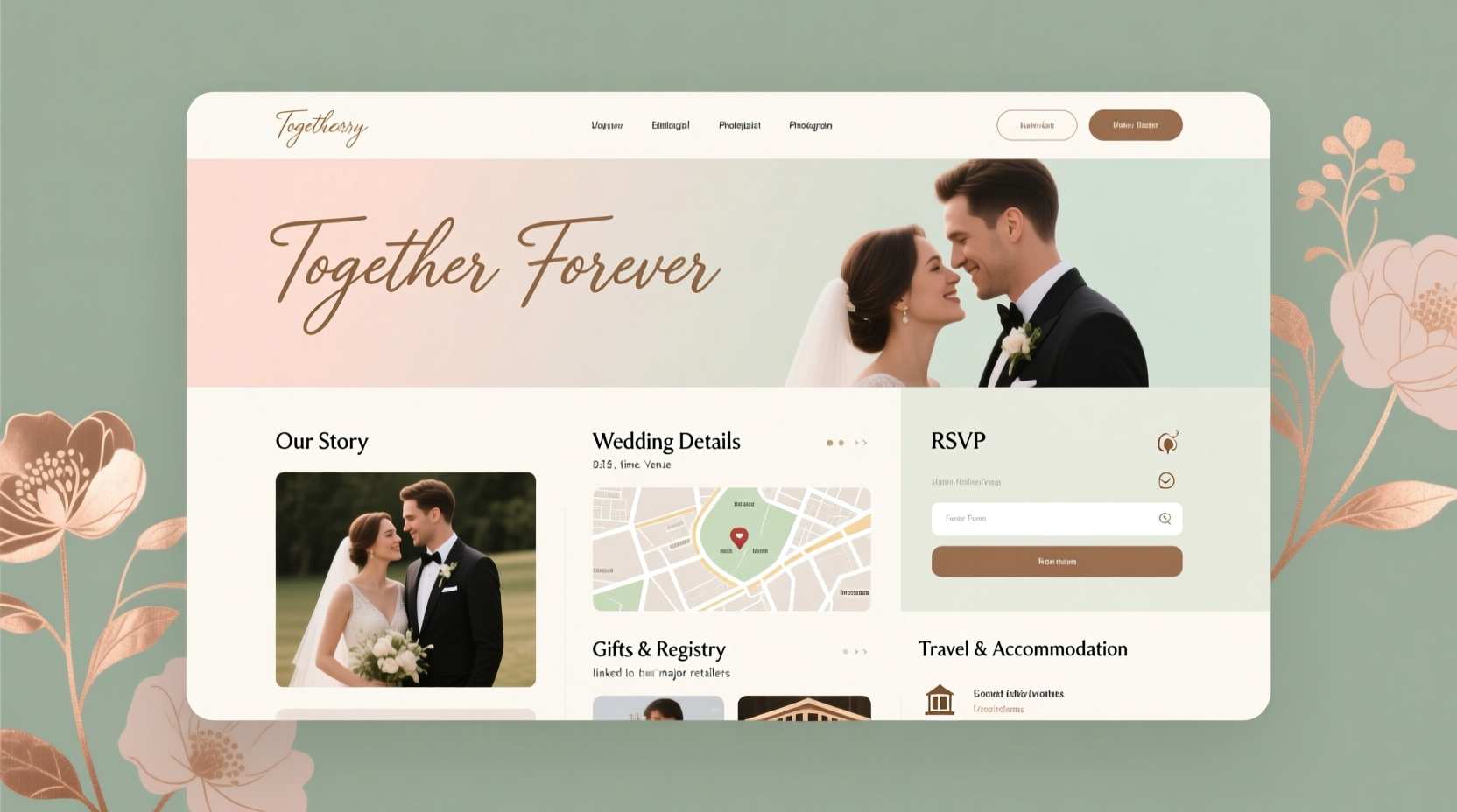 what to include on wedding website