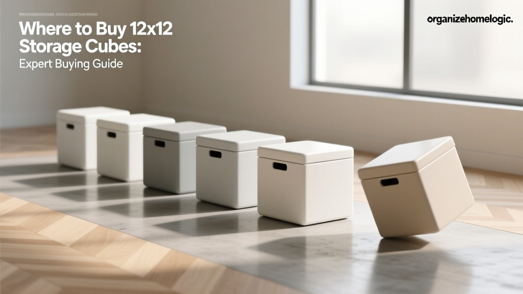 Where to Buy 12x12 Storage Cubes: Expert Buying Guide