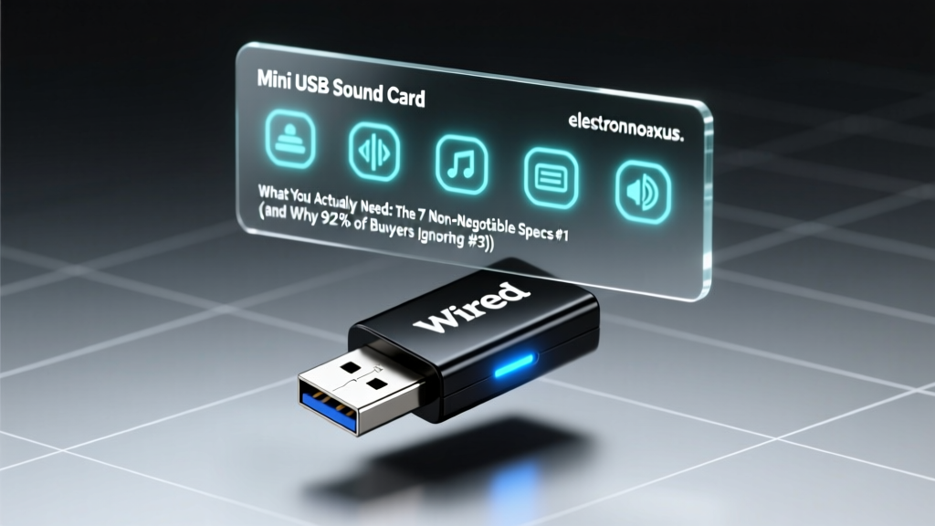 Mini USB Sound Card What You Actually Need: The 7 Non-Negotiable Specs (and Why 92% of Buyers Ignore #3)