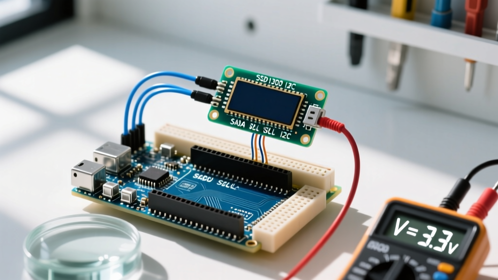 Wiring an Arduino Screen I2C Display: SSD1306 Bus Mechanics & Debugging