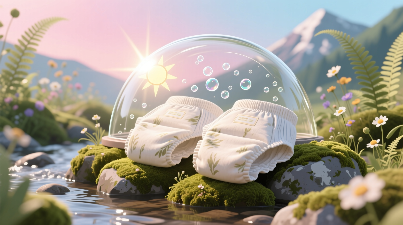 eco friendly diaper sanitizing solar oxygen bleach
