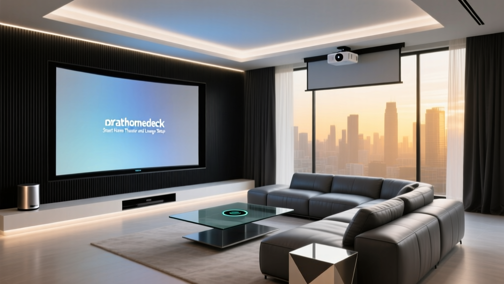 Ultimate Luxury Smart Home Theater and Lounge Setup