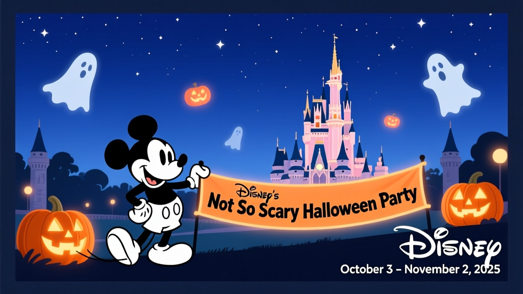 Mickey's Not So Scary Halloween Party 2025 Dates