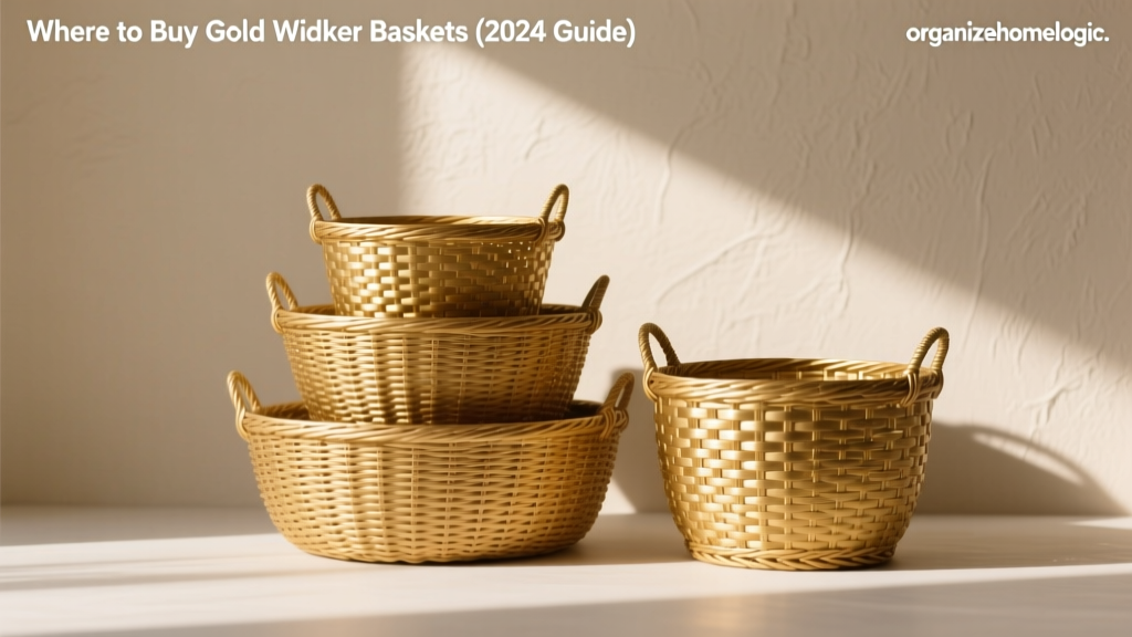 Where to Buy Gold Wicker Baskets (2024 Guide)